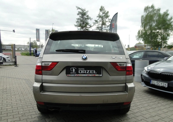 BMW X3 cena 22900 przebieg: 276342, rok produkcji 2007 z Sławno małe 301